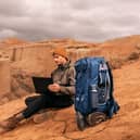 The Handsfree Backpack is available in two sizes, and they each contain a meaty power station