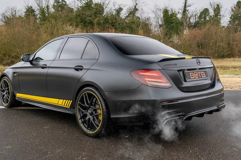 The AMG E63S has an incredible exhaust note