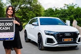 The Audi will come with a case of cash in its boot