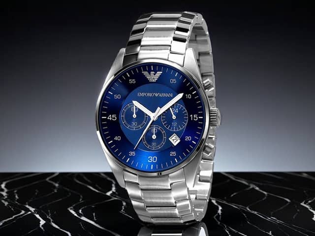 The AR5860 chronograph from Emporio Armani – now just £99 with this Wowcher deal