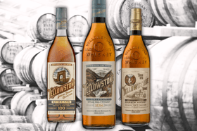 Yellowstone’s whiskey lineup, featuring their standout American Single Malt alongside two bourbon expressions.