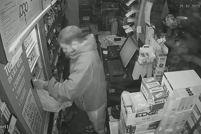 Kayne Palmer ram raided a shop with stolen van