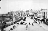 The Esplanade, Bangor, County Down, viewed from Central Hotel, in around 1900
