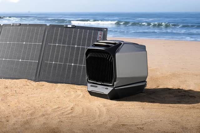 Hook it up to solar panels and you can have off-grid air-con for days