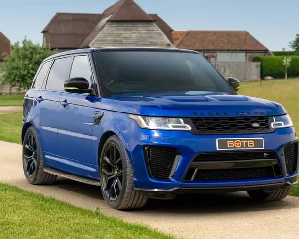 The Range Rover Sport SVR has an incredible V8 engine