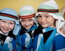 Peter Mitchell, Rebecca Ferguson and Kimberly Moorman pictured at the Portstewart Primary School Christmas concert in 2007