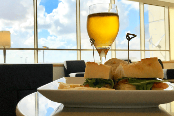 Enjoy a pre-flight bite and a drink in peace with airport lounge access – no business class ticket required.
