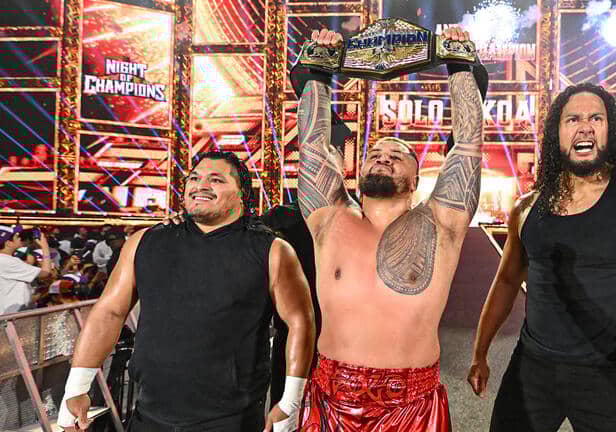 Your new United States champion, Solo Sikoa, is set to appear on WWE Smackdown this evening alongside his cronies - including Tala Tonga (right), who made his debut at WWE Night of Champions 2025.