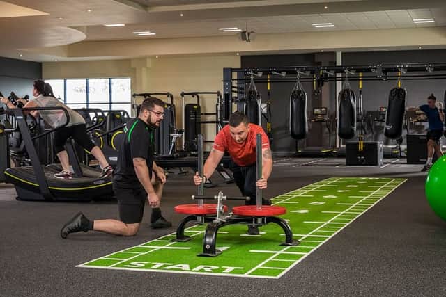 Gym access is only part of the package - there's also a sauna, pool, and steam room available