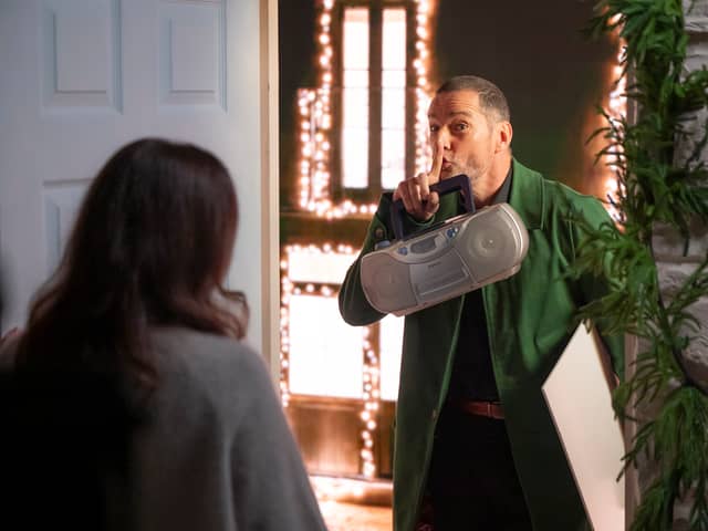 The maître d'hôtel has recreated scenes from the three films Brits voted as the nation’s favourite festive rom-coms – Love Actually, The Holiday, and Bridget Jones’s Diary.