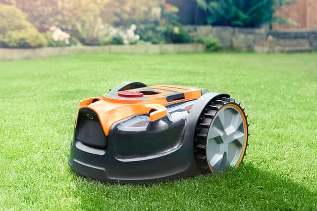 The LawnMaster OcuMow 16 Drop and Mow Robot Lawnmower