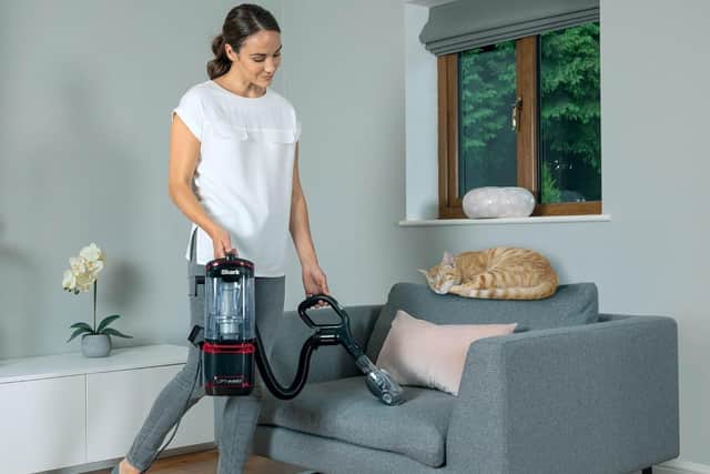 The pet tool is perfect for picking up fur