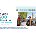 iFAST Global Bank is offering customers up to £500 cashback for depositing or transferring new funds into Fixed Rate Cash ISAs