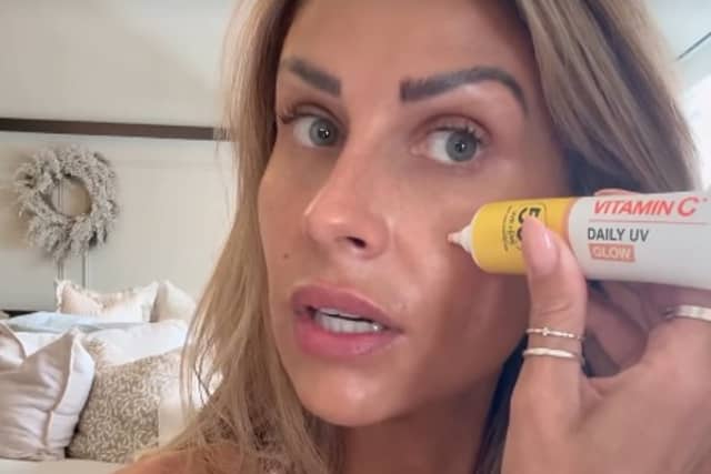 Mrs Hinch has recommended Garnier Vitamin C Daily UV Brightening Fluid SPF50+, calling it '10 out of 10'.