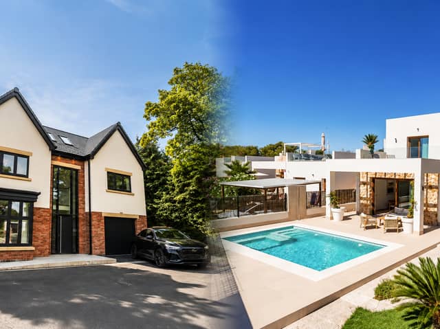 The £1.8 million prize package includes properties in Lancashire and Spain, two cars and £50,000