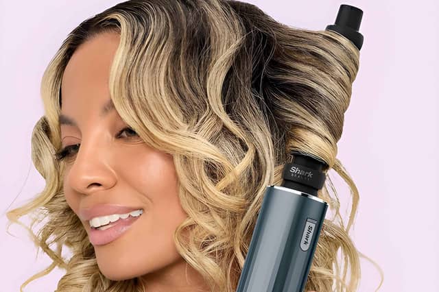 The Shark FlexStyle combines a hair dryer with multiple styling attachments for curls, volume and smooth blowouts.