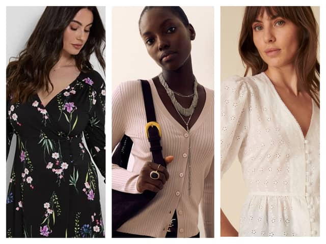 These transitional fashion pieces, from Joe Browns (left), Marks and Spencer (middle) and Nobody's Child (right), and more, can be styled throughout the changing seasons.