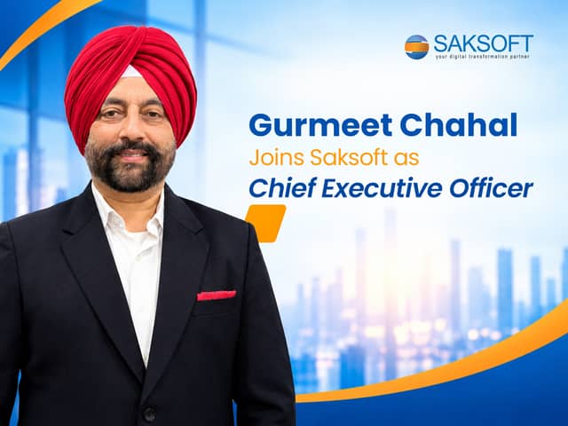 Gurmeet is the first non-promoter CEO in Saksoft's 25-year history