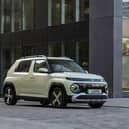 The Hyundai Inster’s boxy shape and round lights give the small electric car plenty of character
