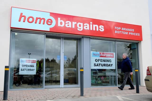 Home Bargains store in Cookstown, Co. Tyrone.