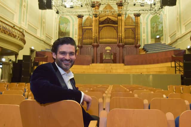 Derry tenor, George Hutton will take to the stage for Age NI’s 10th anniversary concert, a Night of Celebration and Song, in the Ulster Hall on February 6 2020.