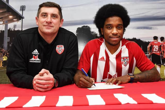 Derry City boss, Declan Devine is delighted to bring forward, Walter Figueira to the club.