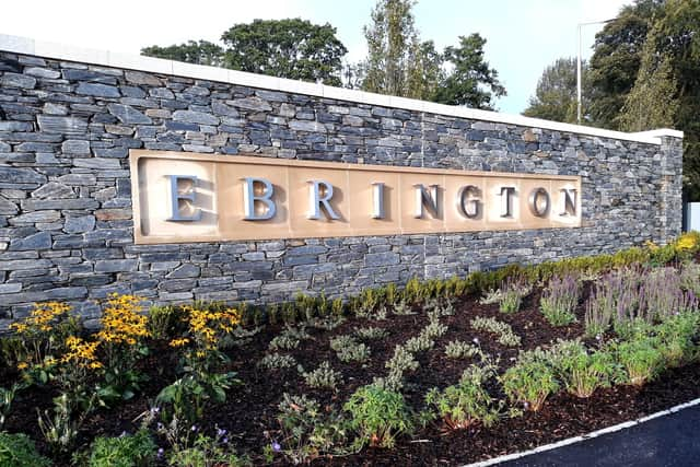 The Peace Tree, designed by sculptor Maurice Harron, is located at the new-look Ebrington site in the city's Waterside.