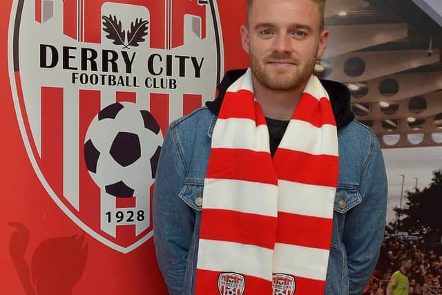 Derry City's new signing, Conor Clifford is hungry for success at Brandywell.