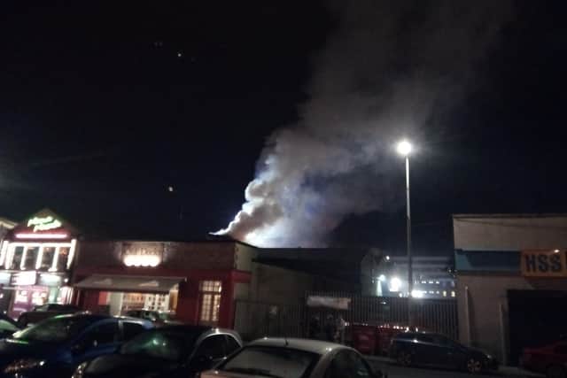 City centre fire started deliberately.