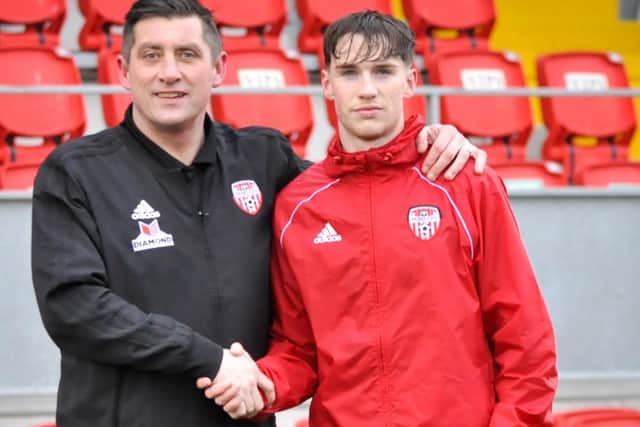 Declan Devine welcomes new signing, Stephen Mallon to Brandywell