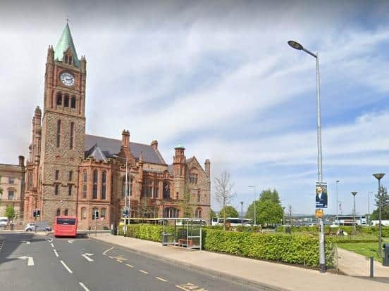 The assault occurred in the Peace Garden, Foyle Street on Tuesday evening. (Photo: Google Maps)