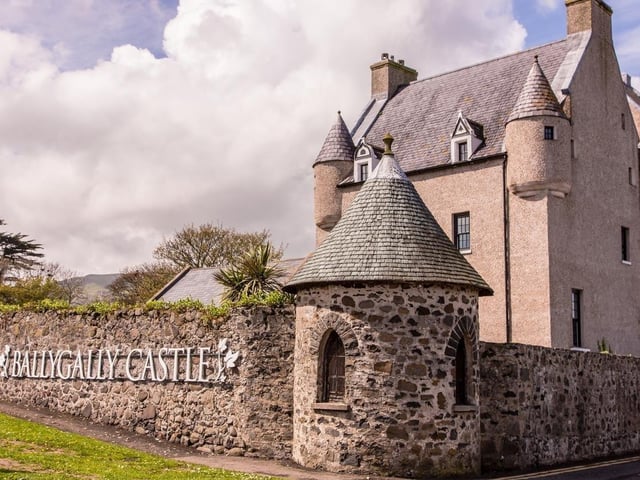 Ballygally: Perched on the tip of the famous Causeway Coastal Route, sits Ballygally Castle, a stunning 17th century castle which overlooks the golden sands of Ballygally Bay and has uninterrupted views across the Irish Sea.