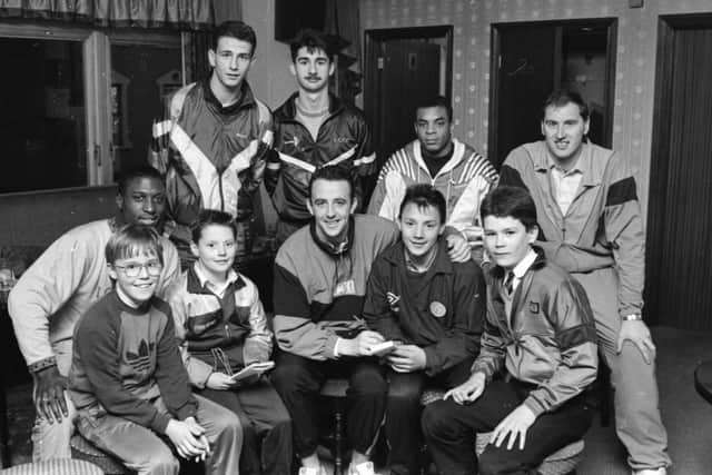 These Derry  youngsters, including ex Derry City player, James Quigley get to meet Leicester City stars including former Arsenal striker, Kevin Campbell, ex-Liverpool and Leeds midfielder, Gary McAllister and Ian Baraclough, current N. Ireland U21 boss.