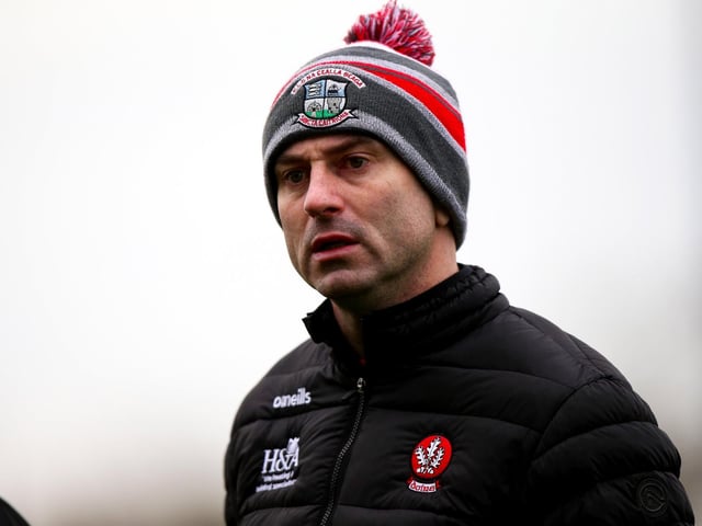 Derry manager Rory Gallagher