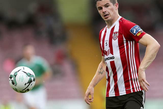 Ciaran Coll captained Finn Harps and was one of Derry's best performers in his first season at Brandywell.