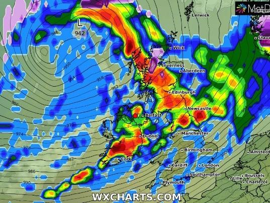Storm Ciara will begin to arrive in Northern Ireland on Saturday.