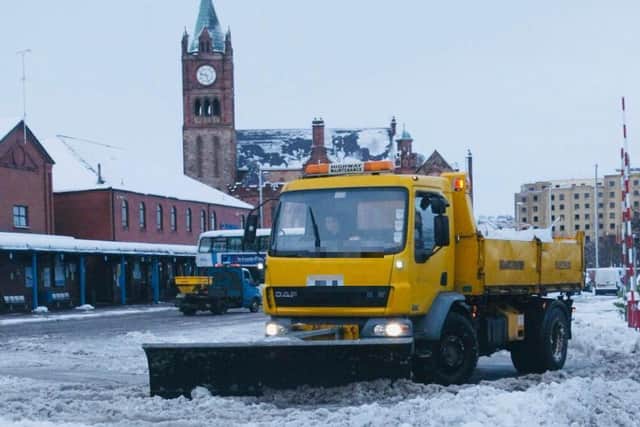 Some snow and sleet is forecast for Derry on Monday and Tuesday, according to the Met Office.