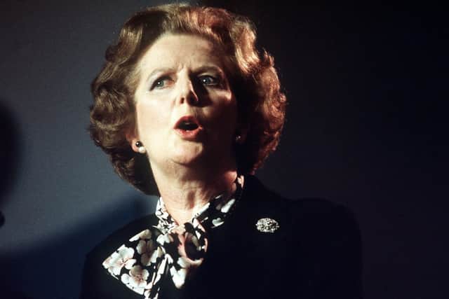 Former British Prime Minister, Margaret Thatcher.