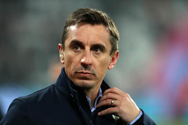 Ex-Manchester United man Gary Neville criticised Everton.