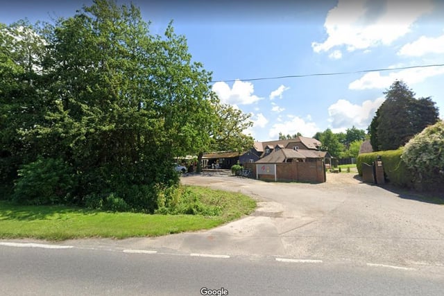 Crouchers Hotel.
Birdham Road, Crouchers Orchards, Chichester, PO20 7EH.
4.5 star rating on Trip Advisor with one reviewer saying "would definitely recommend for business, or romantic couple stay".
Photo from Google Maps street view.
