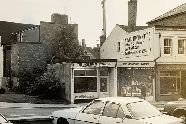 Do you remember these shops from Horsham in 1978?