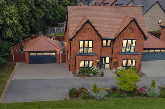 Five bedroom detached family home for sale in Memorial Way, Peterborough. All photos: Zoopla