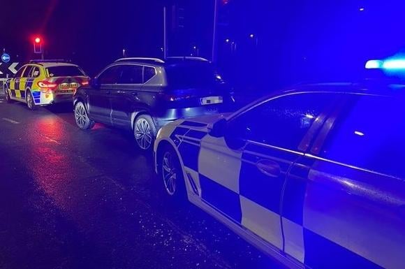 In Cambridgeshire police were alerted by a neighbouring force and stopped this vehicle. Officers said: "Stolen vehicle from Herts Police stopped using pre-emptive tactics. Three in custody. Vehicle seized to be returned to the owner."
