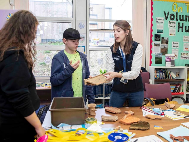 'Ukraine Day' at On Track Education in Moulton Park on Friday, March 11 2022. Photo by Kirsty Edmonds.