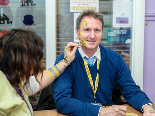 'Ukraine Day' at On Track Education in Moulton Park on Friday, March 11 2022. Photo by Kirsty Edmonds.