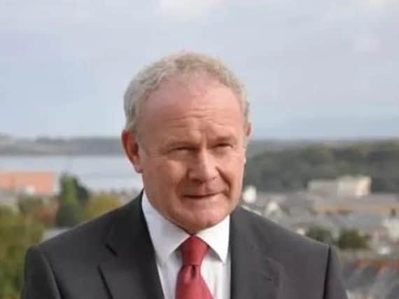 The late Martin McGuinness.