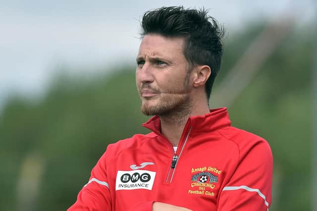 Annagh United manager Ciaran McGurgan