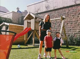Bronagh Burke and her twins, Adam and Aoife.