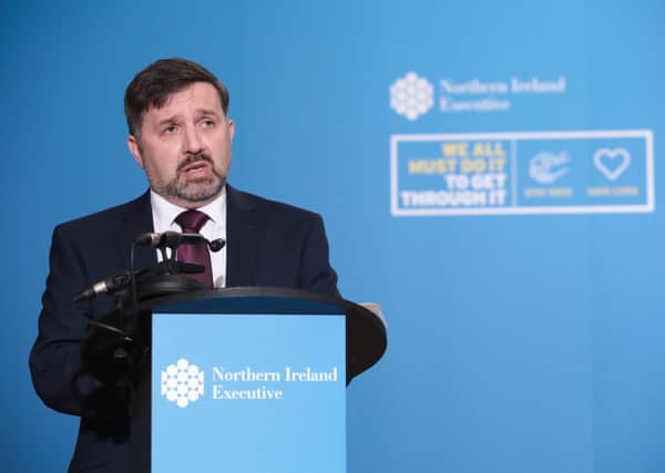 Health Minister Robin Swann. (Photo: Presseye)
