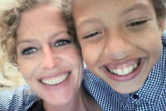 Fiona Donohoe and her beloved son, Noah.